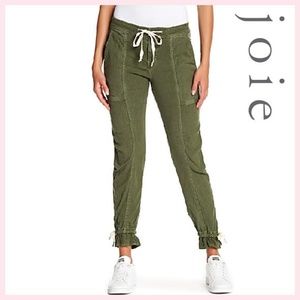 NWT Joie Jeans Army Green Tie Pants Made USA 25 26